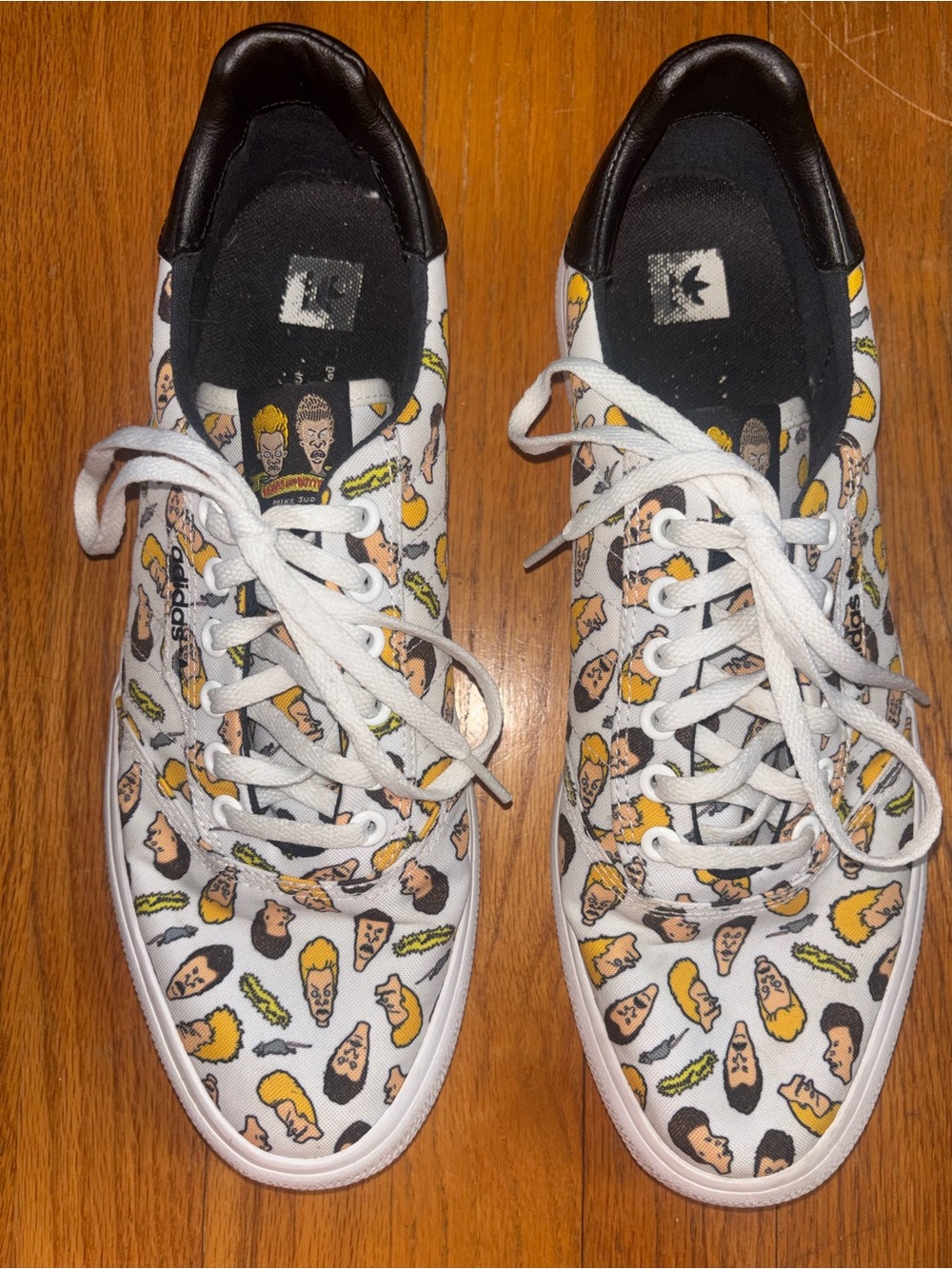 Beavis and Butthead x adidas 3MC Vulc 'Cloud White' - Men’s 11 -LIMITED EDITION - Picture 6 of 10